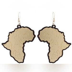 Izzy & Liv map of Africa earrings